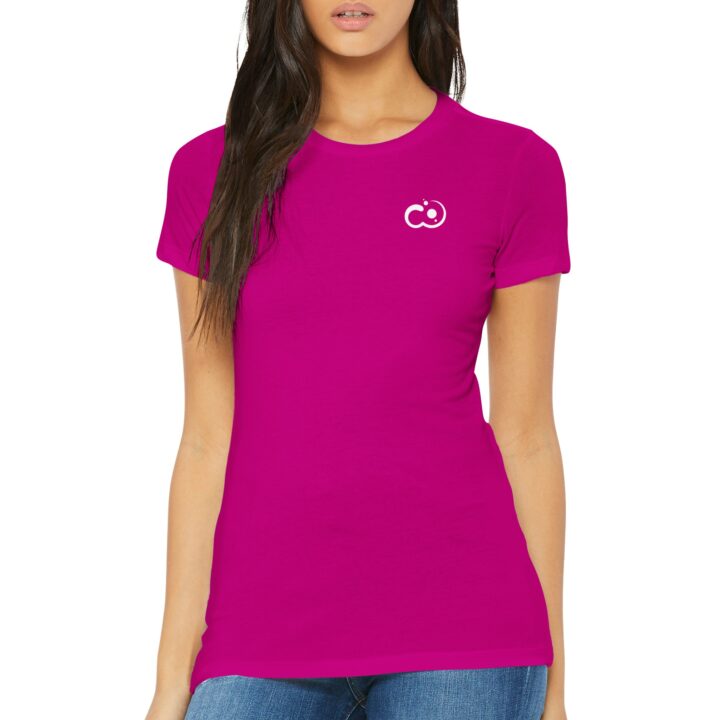 Playera Wachiverso Clásico en color berry para mujer