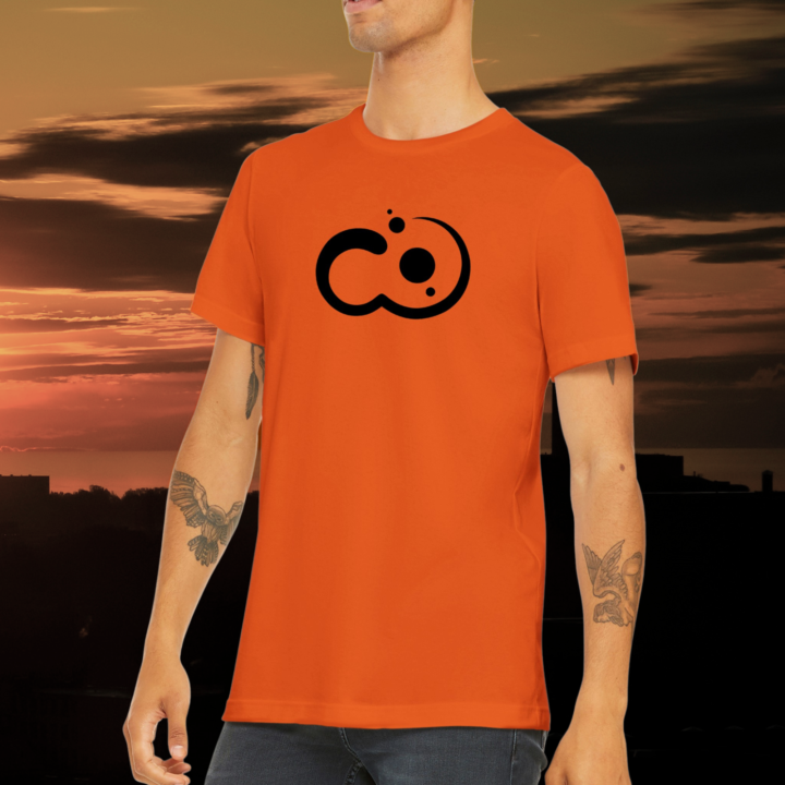 Playera Wachiverso Clásico naranja para mejorar actitud y autoestima