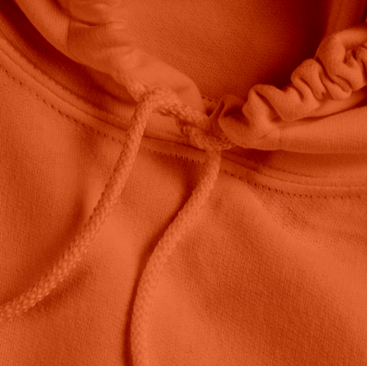 Sudadera naranja con negro del Wachiverso