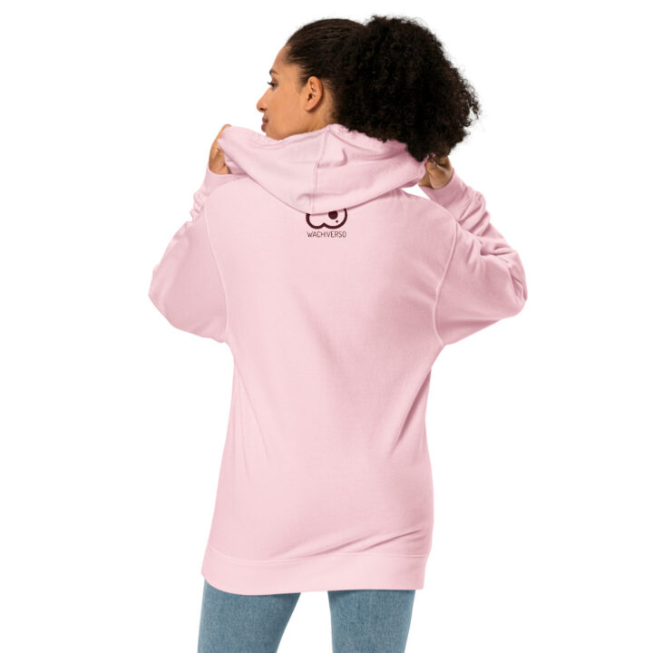 Hoodie Premium para artistas Splash Paint rosado (unisex)